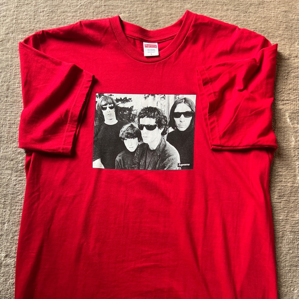 Supreme x Velvet underground tee. Men’s large